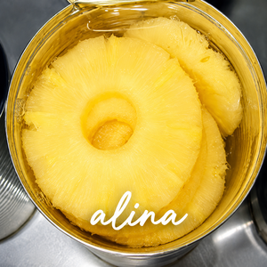 Made in Vietnam Canned <b>Pineapple</b> A10, 20oz , 30oz <b>Light</b> Syrup Slice pizza Cut, tidbits, pieces/ Ms. Alina - Product Image 3