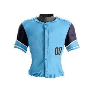 Uniforme de baseball élégant pour hommes et adultes avec maillot et pantalon personnalisables en tissu léger, respirant et anti-humidité - Product Image 5