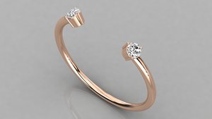 Women’s 18K Solid Gold Natural <b>Diamond</b> <b>Ring</b> Open Style Round Brilliant <b>Diamond</b> Engagement Wedding <b>Ring</b> Fine Jewelry Wholesale - Product Image 6