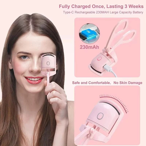 <b>Eyelash</b> <b>Curler</b> Professional USB Rechargeable <b>Heated</b> <b>Eyelash</b> <b>Curler</b> with LCD Display Portable Makeup Tool Beauty <b>Eyelash</b> <b>Curler</b> - Product Image 5
