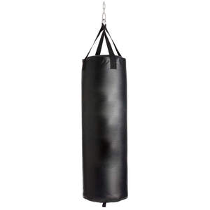 Sac de frappe durable en cuir robuste pour entraînement de boxe, MMA, kickboxing, équipement de fitness pour salle de sport - Product Image 1