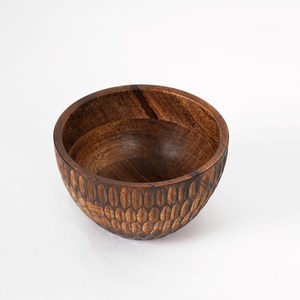 Bol de service en bois de manguier artisanal, exportateur en gros, fabricant de vaisselle et de bols à salade en bois d'Inde - Product Image 3
