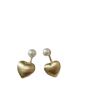 ต่างหูมุกน้ำจืดแฟชั่นเรียบง่ายสำหรับผู้หญิง มุกทรงหยดน้ำธรรมชาติระดับไฮเอนด์ - Product Image 5