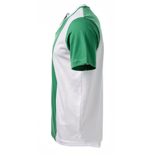 T-shirt décontracté à col en V et manches courtes pour homme, 100 % coton lavé, coupe classique, en jersey tricoté, couleur unie, pour hommes et femmes - Product Image 3