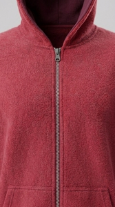 Sudadera con capucha extragrande personalizada con cremallera completa, chaqueta de algodón grueso para hombre y mujer, estilo casual urbano - Product Image 5