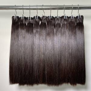 <b>Top</b> Wholesale High Quality Double Drawn Weft Hair Extensions Human Hair, Raw Natural Virgin Hair Vendors - Product Image 1