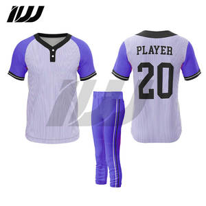 ชุดเบสบอลซอฟต์บอลสั่งทำคุณภาพสูง ระบายอากาศได้ดี ผ้าเนื้อแน่น ต้านเชื้อแบคทีเรีย แบบซับลิเมชั่น สำหรับผู้ใหญ่ทุกเพศ รุ่นใหม่ล่าสุด - Product Image 2