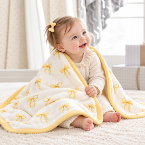 Manta de Gasa Suave Tejida para Bebé, Doble Capa, Estampada, Envoltura para Recién Nacido, Ropa de Cama, Regalo, Venta al por Mayor - Product Image 2