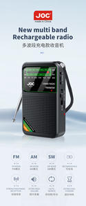 Radio AM/FM Portátil de Plástico con Pantalla LCD, Altavoz Integrado, Carga Tipo-C, Batería Recargable de 500 mAh, para Uso en Exteriores y en el Hogar - Product Image 6