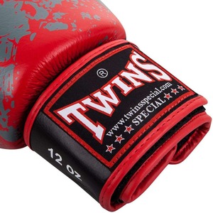 High Quality Custom Made Leather Professional Twins Boxing Gloves Adjustable Wrist <b>Strap</b> Gym - Product Image 3