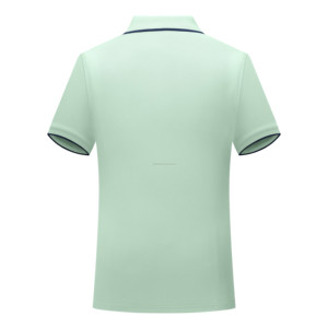 Polo pour homme d'âge moyen à manches courtes, col à revers, en polyester à séchage rapide, avec logo personnalisé OEM, broderie et impression - Product Image 2