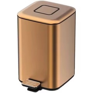 Cubo de Basura Metálico de Diseño Premium con Acabado Moderno, Apto para Sala de Estar, Dormitorio y Cocina - Product Image 1