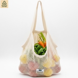 Sac de courses en coton pour l'épicerie, 27x56 cm, plat, avec logo personnalisé, vente en gros, OEM, marque privée, commande en vrac, modèle SNC128 - Product Image 2
