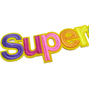 Patchs rectangulaires personnalisés en gros, brodés en 3D avec lettres et paillettes, thermocollants pour chapeaux Razers impex - Product Image 1