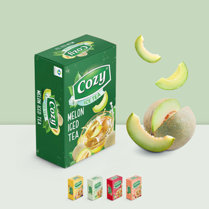 Poudre de boisson instantanée au melon de qualité export premium, ingrédients en poudre mélangés pour une préparation rapide, emballage en boîtes - Product Image 1