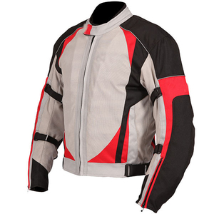 Windproof Waterproof Breathable Anti-UV High Street Canvas <b>Leather</b> Mesh Polyester Shell Winter Motorbike Racing <b>Jacket</b> for - Product Image 4