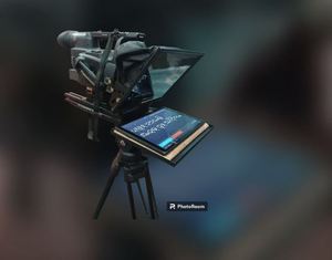 GTS Teleprompter HD HD Prompter 12 Inches Aluminum Teleprompter with for and for Interfaces-Model 12 - Product Image 1