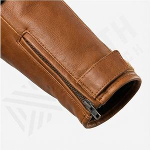 Chaqueta de Motociclista de Cuero Genuino para Hombre de la Mejor Calidad, Nueva Colección de Invierno, Chaquetas de Motocicleta con Protecciones Desmontables Personalizadas - Product Image 6