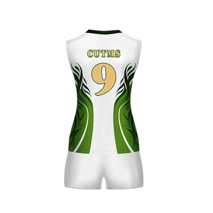 Best Selling Men Outdoor Adults OEM <b>Sets</b> Digital Print 100% Polyester High Quality Low Price Custom Logo <b>Volleyball</b> Uniforms - Product Image 2