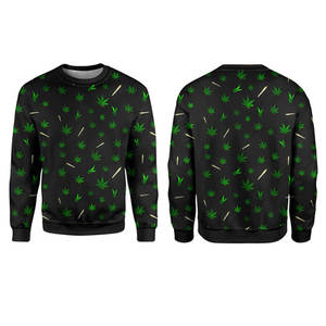 Ropa Estampada de Moda, Sudadera de Algodón Lisa para Hombre, Sudadera con Cuello Redondo de Último Diseño, Sudadera Básica Sublimada, Mezcla de Algodón - Product Image 1