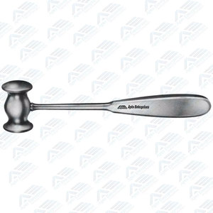 Stainless Steel Hammer Orthopedic Surgical Medic Instruments 30 Mm Stainless Steel Handle Collin Mallet 8 Inches Head - Product Image 5