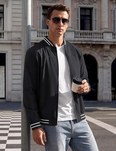Blouson Bomber Coupe-Vent Homme en Gros – Vêtement Masculin Décontracté Streetwear Tendance – Blouson Aviateur Baseball - Product Image 1
