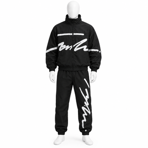 Top Seining's Summer Style Customized Men's Autumn <b>Rhinestone</b> Windbreaker Hooded <b>Jacket</b> Set Full Zip Tracksuit Heavyweight - Product Image 5