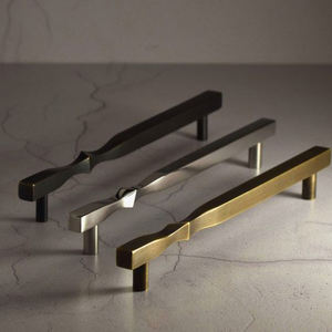 Nouvelle conception Poignées verticales en laiton massif pour armoires, quincaillerie décorative pour villas et appartements, bouton moleté pour tiroirs et portes de placards - Product Image 1