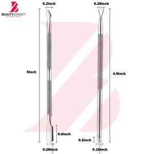 Prix de gros - Produit phare - Ensemble professionnel de repousse-cuticules pour les techniciennes en nail art - Instruments de beauté de haute qualité - Product Image 5