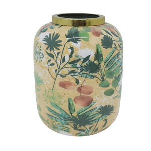 Precios de Oferta: Florero Metálico Dorado de Gran Tamaño para Decoración de Mesa en Hogar y Bodas, Hecho a Mano y Personalizado - Product Image 4