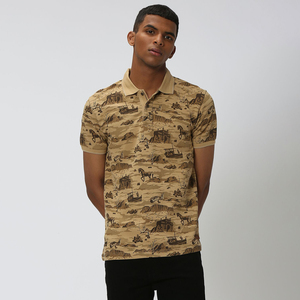 Chemises polo à manches courtes avec fermeture éclair, design de logo personnalisé, coupe ajustée pour hommes, performance sportive, gym, décontractées, avec poches - Product Image 2