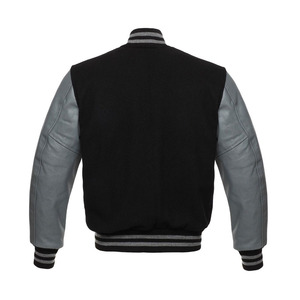 Mens Varsity Jacket Fashion Premium Wool Leather Sleeve College Style Bomber Jacket Warm Streetwear Trendy Casual Winter Outfit - Product Image 3