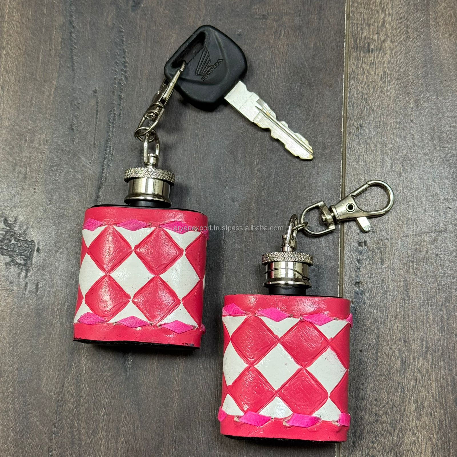 Pink & White Checkered