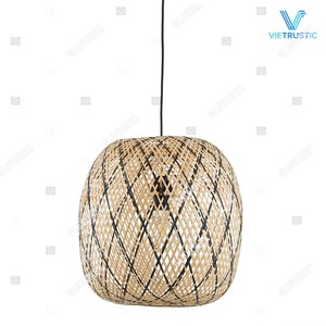 Top Trending Bamboo Rattan Hanging Lamp Natural Woven Ceiling <b>Light</b> For Living Room Decor - Product Image 2