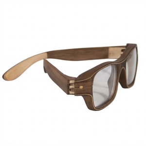 Handmade Walnut Wooden <b>Glasses</b> Frame Retro Square Unisex Prescription Eyeglasses Eco Friendly <b>Clear</b> <b>Lens</b> Optical Frame On Sale - Product Image 1
