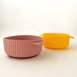 Tazón de Alimentación Dividido Antideslizante de Silicona Redonda para Bebés, de Grado Alimenticio, con Base de Vacío Fuerte, Lavable, con Estampado, para Niños de 0 a 6 Años - Product Image 6