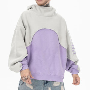 Sweat à capuche surdimensionné pour homme en mélange de coton épais, style streetwear premium, décontracté pour tous les jours - Product Image 2