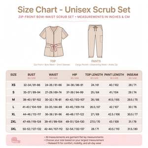 Conjunto de Uniforme Médico Personalizado para Mujer, de Algodón Tejido, Cuello en V, Cierre de Cremallera, Mangas Plegadas, Cinturón, Ropa de Trabajo para Enfermería, OEM - Product Image 6