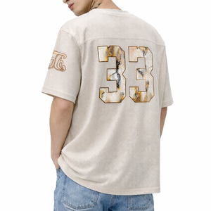 Jersey de Fútbol Americano de Malla Oversize para Hombre de Calidad Premium, con Estampado de Número Personalizado, Transpirable, de Poliéster, Proveedor OEM al por Mayor - Product Image 6