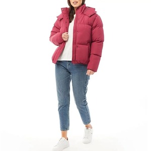 Vestes matelassées en nylon pour femmes, manteaux en duvet brillants, fabricants de vestes matelassées en gros - Product Image 2