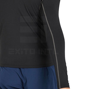 Camiseta de compresión ajustada para hombre, control de grasa abdominal, camiseta interior invisible de ajuste delgado, camiseta de compresión moldeadora para hombre, adelgazante de pecho y abdomen - Product Image 3