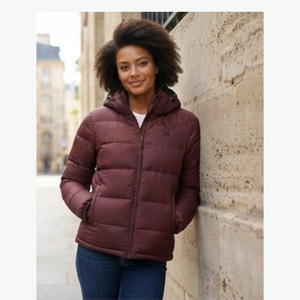 Chaqueta Acolchada Corta de Nailon para Mujer, Diseño de Alta Calidad, Color Negro, Chaqueta de Invierno - Product Image 4
