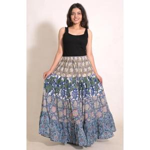 Handmade Cotton Patchwork <b>Skirt</b> Boho <b>Gypsy</b> Maxi <b>Skirt</b> Inspired Festival Wear Clothing - Product Image 2