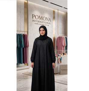 Bundle of 10 Multi Color <b>Abayas</b> | Wholesale <b>Plain</b> <b>Black</b> <b>Abayas</b> | Customization Accepted - Product Image 1