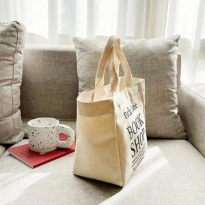 Custom Logo <b>Canvas</b> <b>Mini</b> Tote Bag for Women & Girls | Reusable Lunch Bag | Promotional Gift Shopping Bag Wholesale - Product Image 4