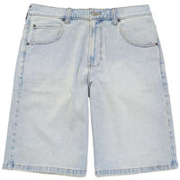 Jean baggy bleu foncé personnalisé pour homme – Tendance printemps-été – Coupe trois-quarts ample et droite – Jambe large
