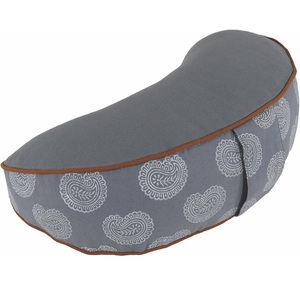Coussin de méditation Crescent, rembourré de sarrasin, oreiller Zafu ergonomique pour le yoga et la méditation, siège de sol pour le soutien, vente en gros - Product Image 4
