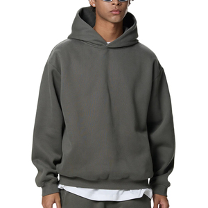 เสื้อฮู้ดดี้ดีไซน์ Crop Design พร้อมโลโก้สั่งทำ ผ้าฟลีซ 350GSM ทรงบ็อกซี่ ไม่มีกระเป๋า - Product Image 5