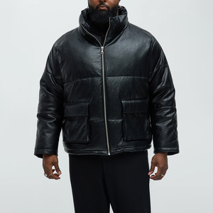 Veste matelassée unisexe personnalisée de haute qualité, style décontracté, col montant brillant, à capuche, vente en gros, toutes tailles - Product Image 5