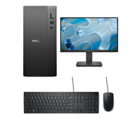 Ordinateur de bureau d'origine, ensemble complet, processeur I3-14100, 8 Go de RAM, 512 Go de SSD, tour Dell ECT1250, PC de bureau avec moniteur Dell E2425HM